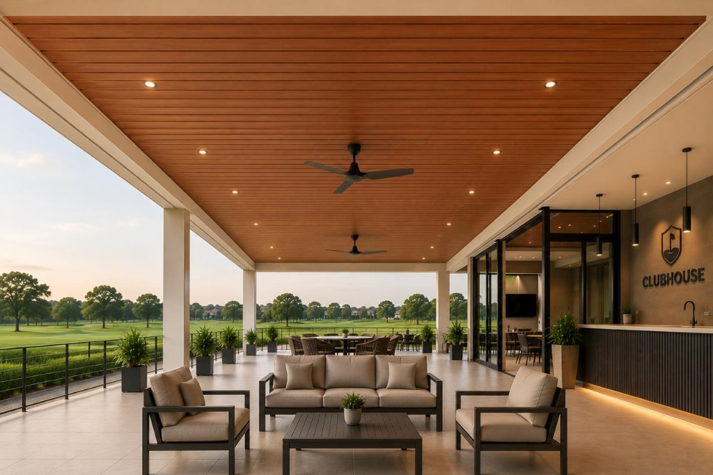 SoftKraft Soffit Ceiling - Club House